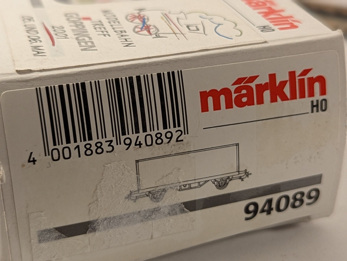 Märklin HO Gauge Container Wagon '10 Jahre Märklin Sonneberg' Goods Wagon