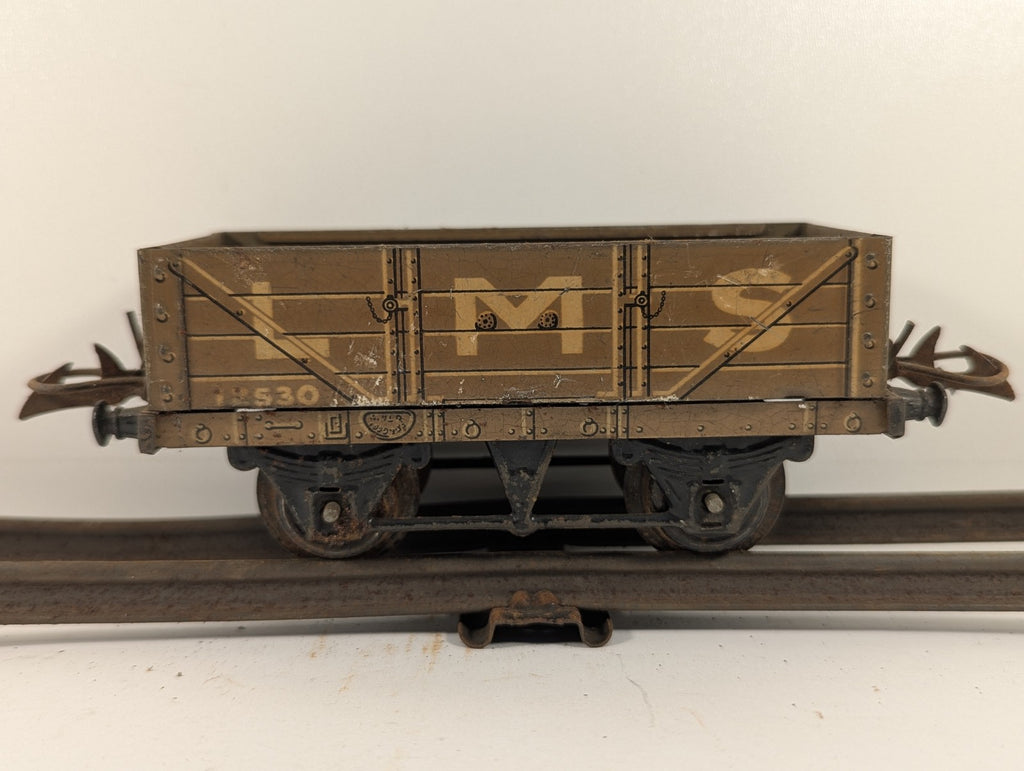 Hornby Series O Gauge No. 1 Open Wagon Goods Wagon 12530 LMS Brown