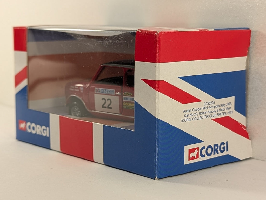 Corgi 1:36 Austin Cooper Mini - Acropolis Rally 2003, Car No.22