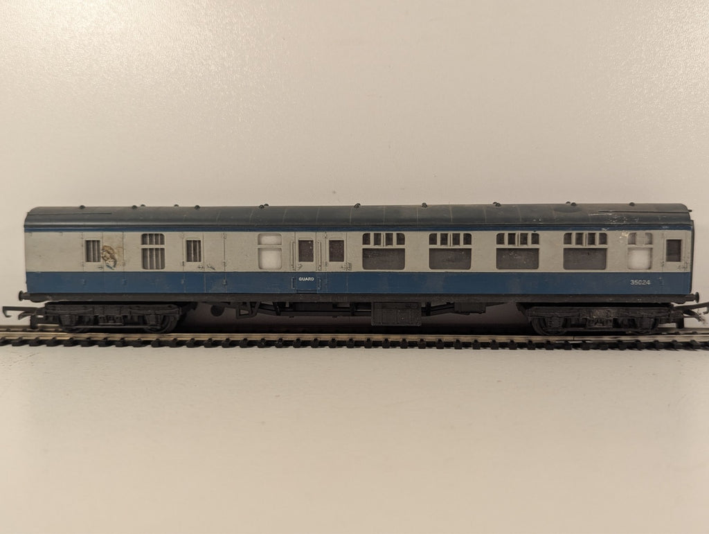 Tri-ang OO Gauge BR Blue/Grey Mk1 Brake Second Coach