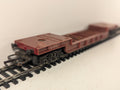Tri-ang OO Gauge Bogie Well Wagon Goods Wagon 41913 BR Bauxite R118