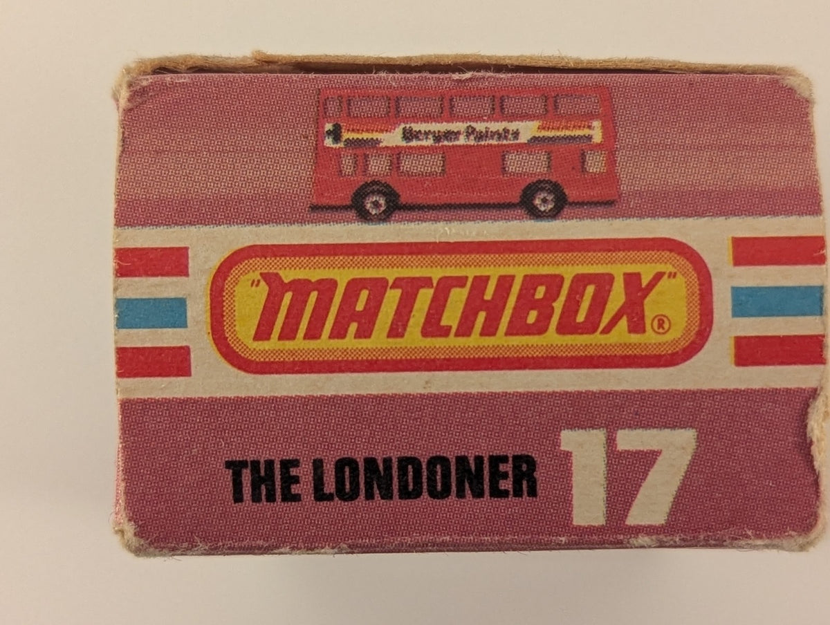 Matchbox The Londoner Die-cast Model Bus Red (Railex 125 Doncaster Plant Works)