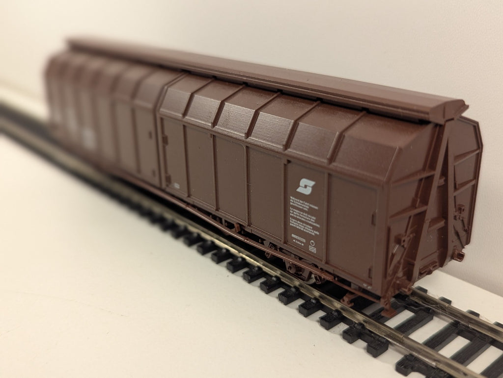 Roco HO PKP Cargo Hmrrs29 Sliding Wall Wagon