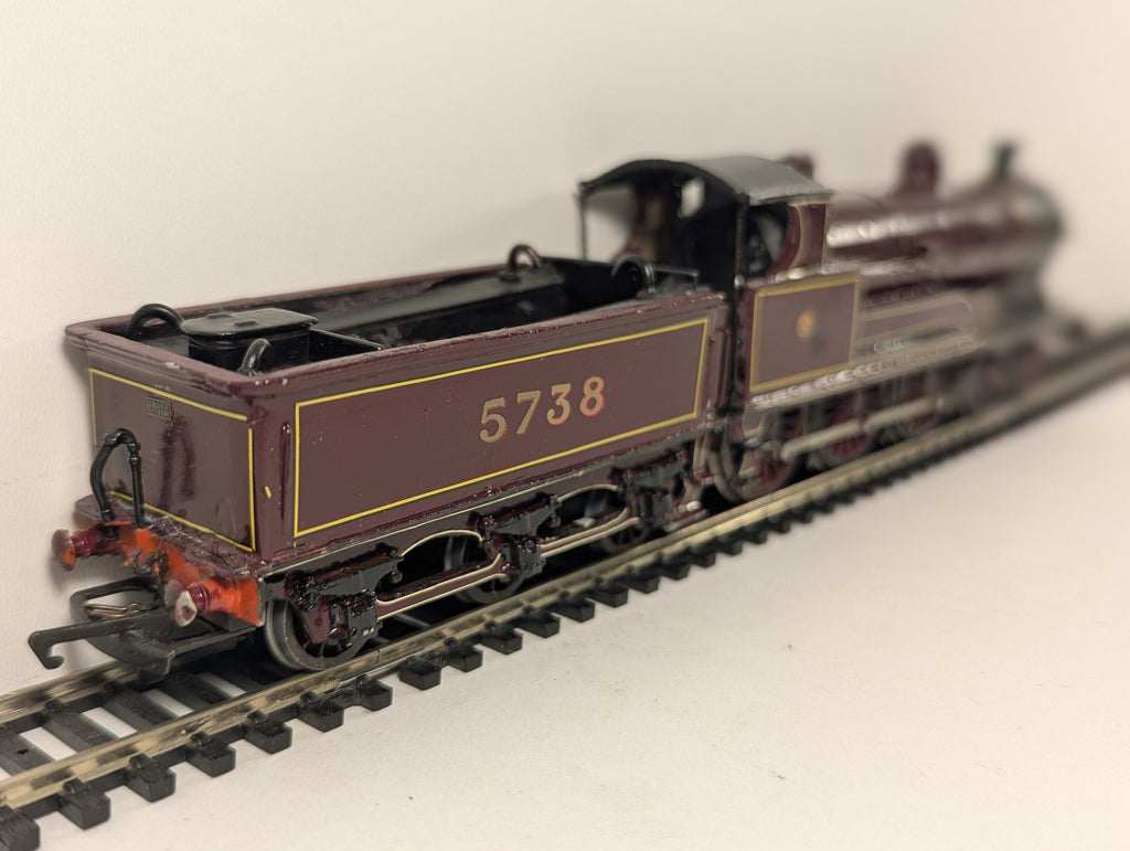 Kitbuilt LNWR Prince of Wales Class 4-6-0 Locomotive 5738 LMS Crimson Lake