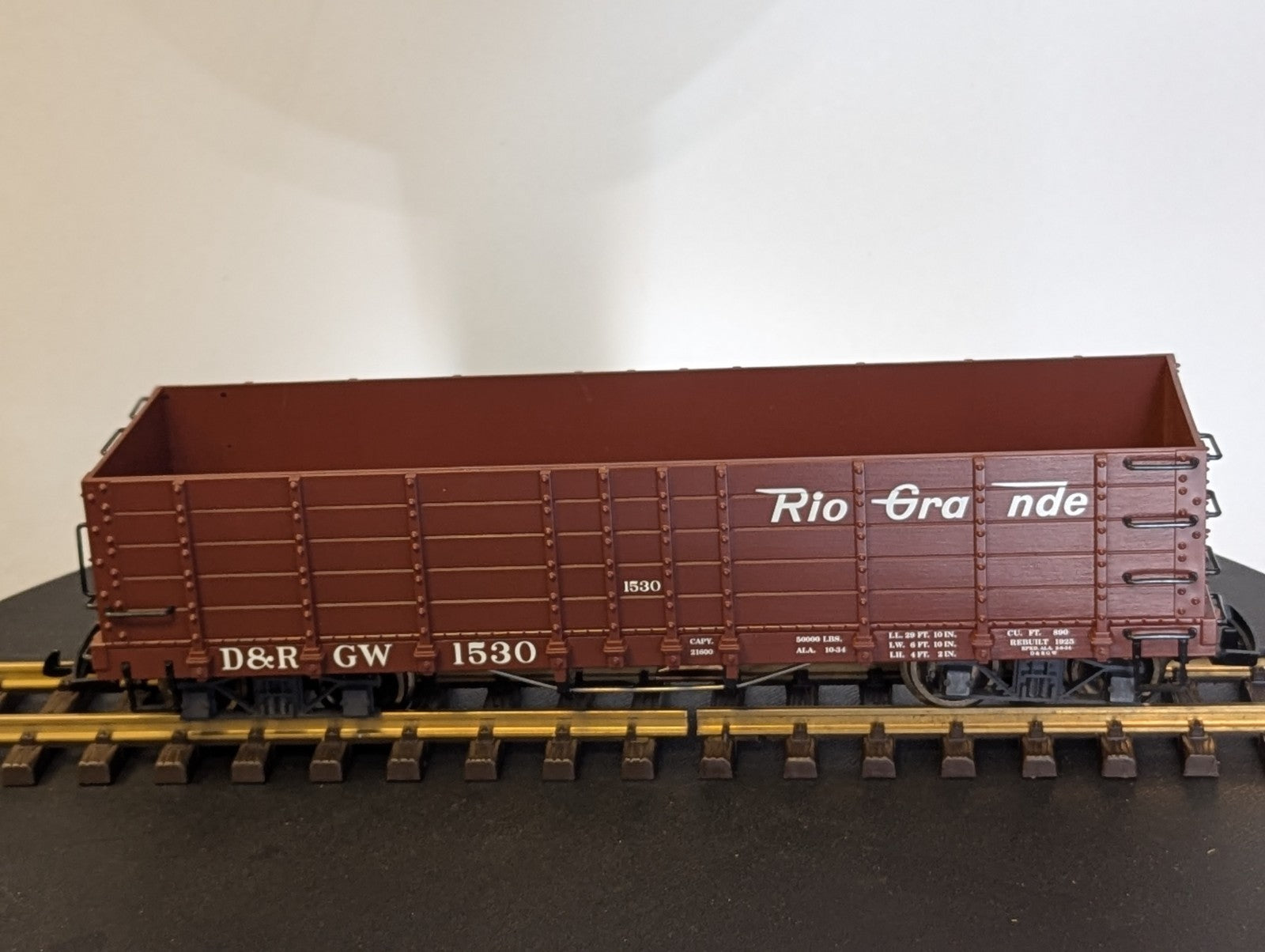 LGB G Scale D&RGW High Side Gondola Wagon 1530 Denver & Rio Grande