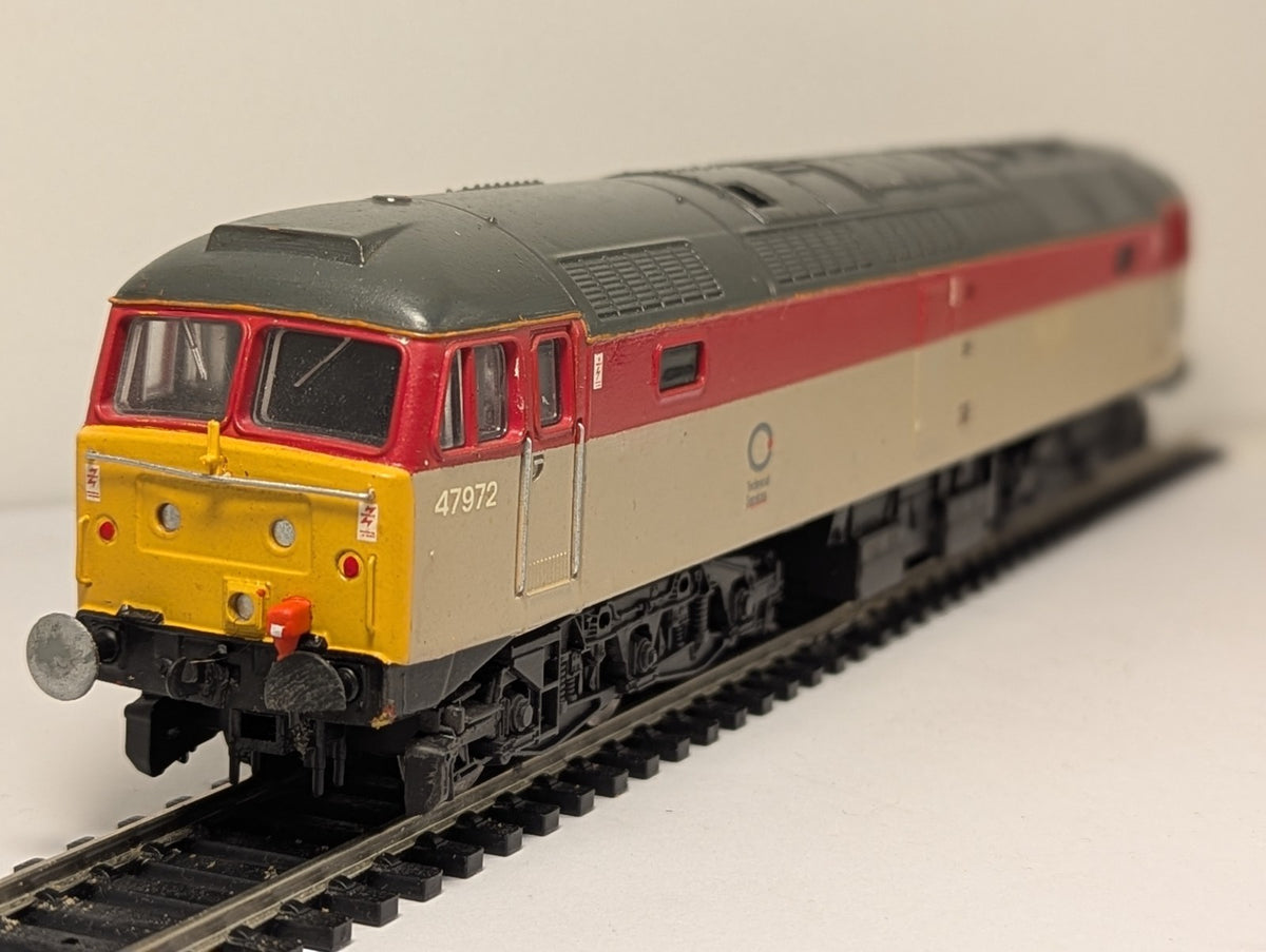 Hornby OO Gauge BR Class 47 Railway Technical Services Red/Grey – Resprayed