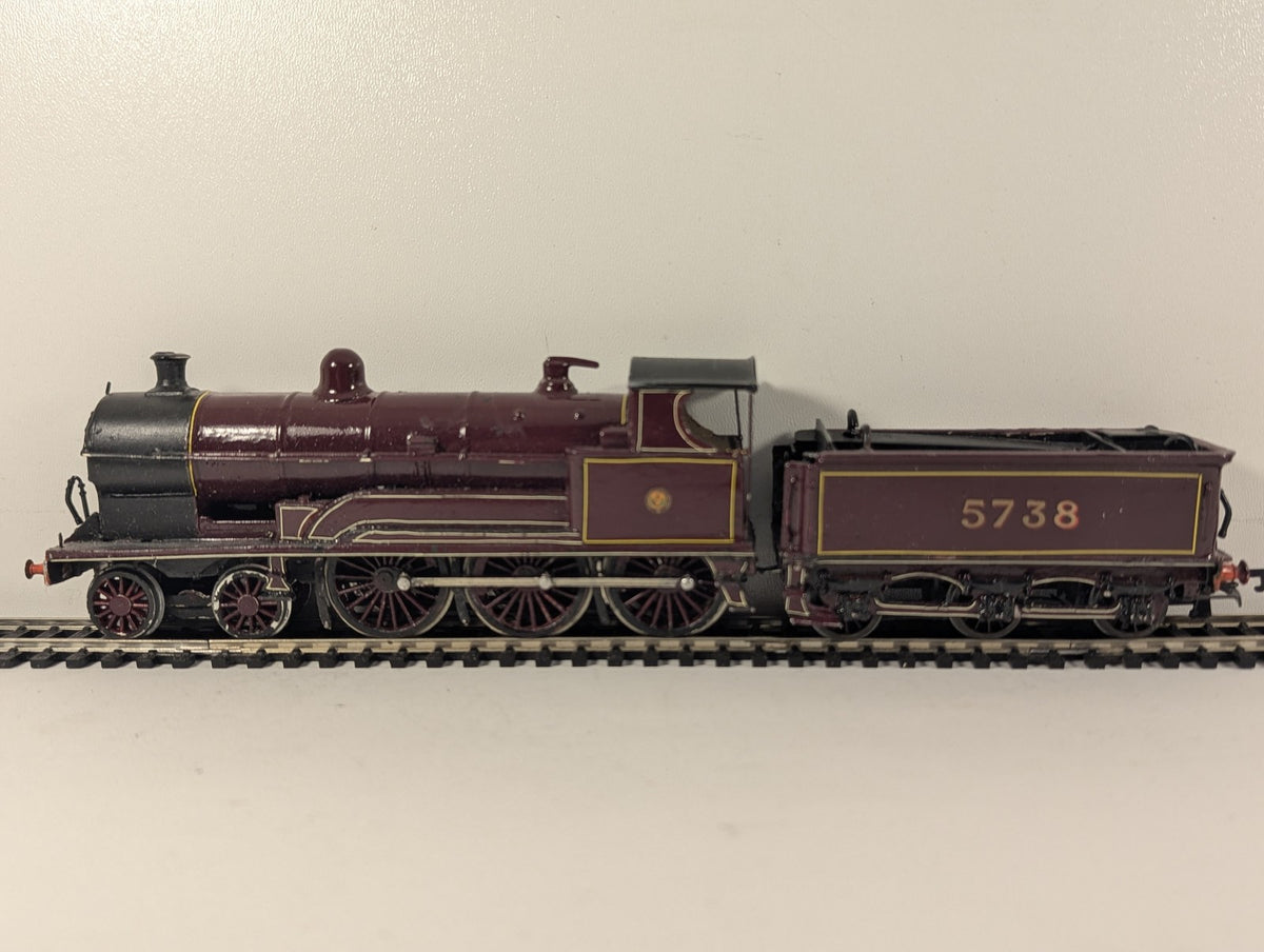 Kitbuilt LNWR Prince of Wales Class 4-6-0 Locomotive 5738 LMS Crimson Lake