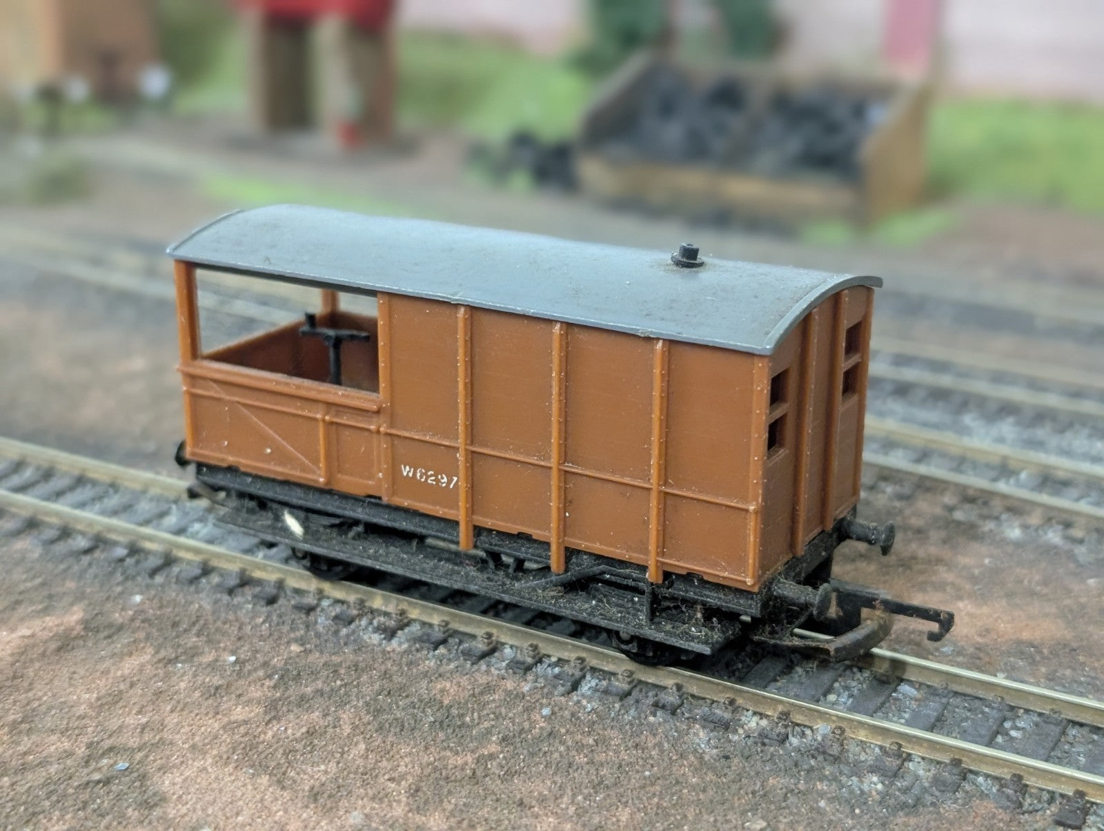 Tri-ang R124 OO Gauge BR WR Toad Brake Van W6297