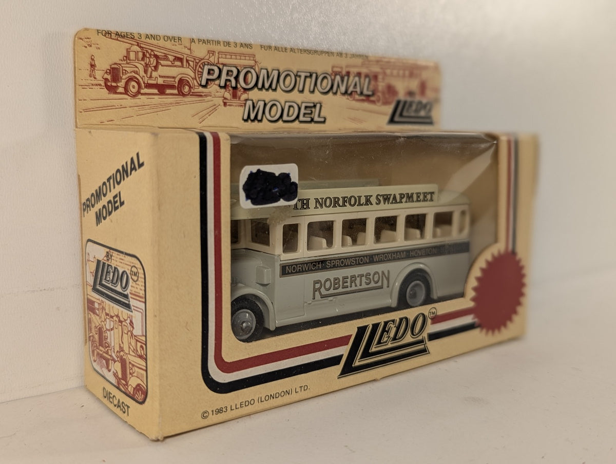 Lledo AEC Regal Single Deck Bus Die-cast Bus Robertsons - 8th Norfolk Swapmeet