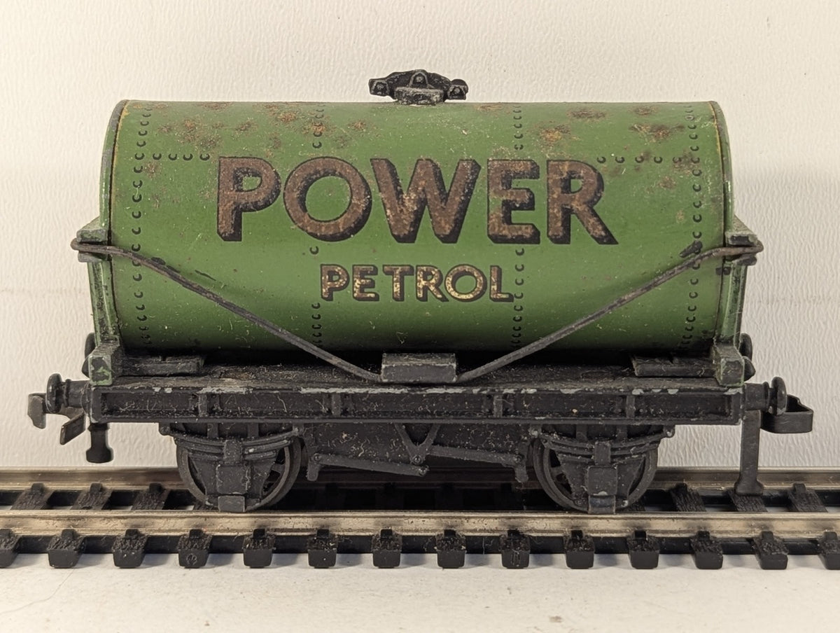 Hornby Dublo OO Gauge Power Petrol Tank Wagon Goods Wagon Power Petrol Green D1