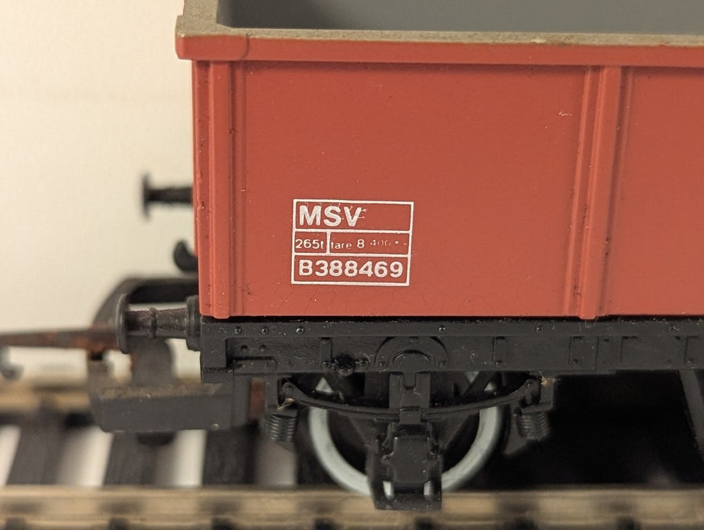 Hornby OO Gauge BR 24.5t MSV Mineral Wagon Goods Wagon B388469 BR Bauxite R232