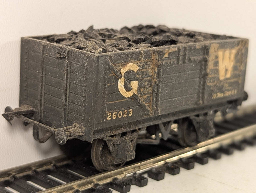Kitbuilt OO Gauge GWR 5-Plank Wagon Open Wagon 26023 GWR Grey
