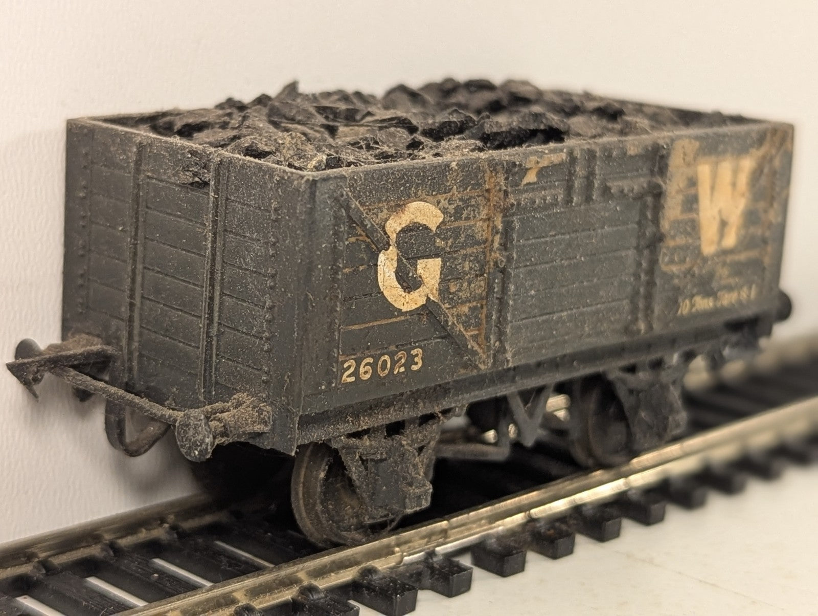 Kitbuilt OO Gauge GWR 5-Plank Wagon Open Wagon 26023 GWR Grey