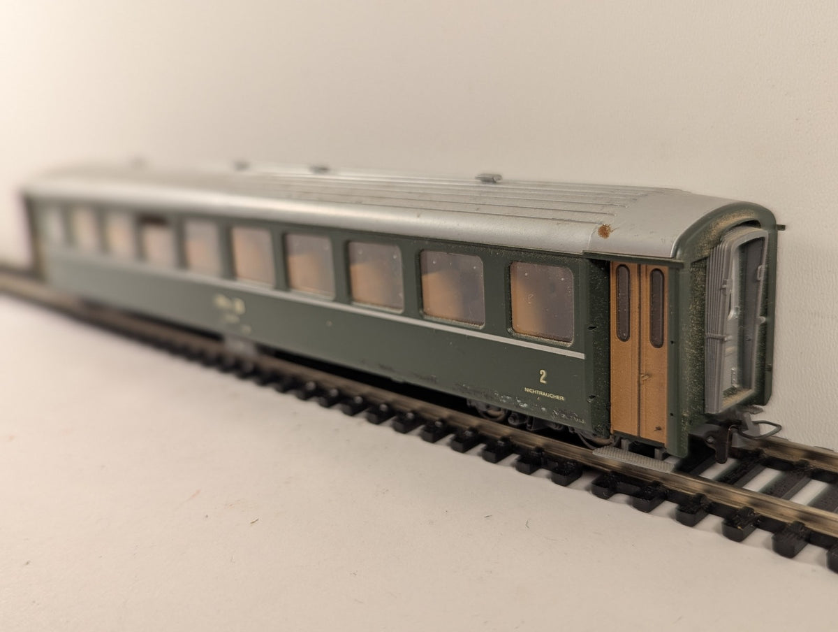 Bemo H0m Einheitswagen EW I B 2344 Passenger RhB green 3250 104