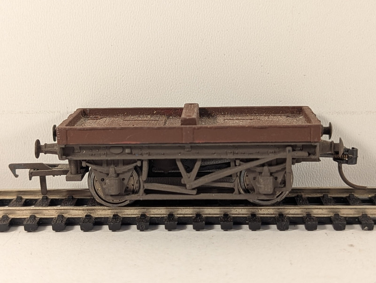 Kitbuilt OO Gauge 10-Ton Single Bolster Wagon Goods Wagon Brown 4610