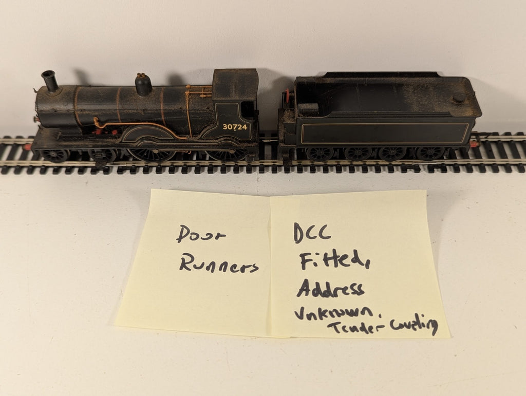 Hornby R2712 OO Gauge Class T9 4-4-0 Locomotive 30724 – BR(SR) Black DCC Fitted
