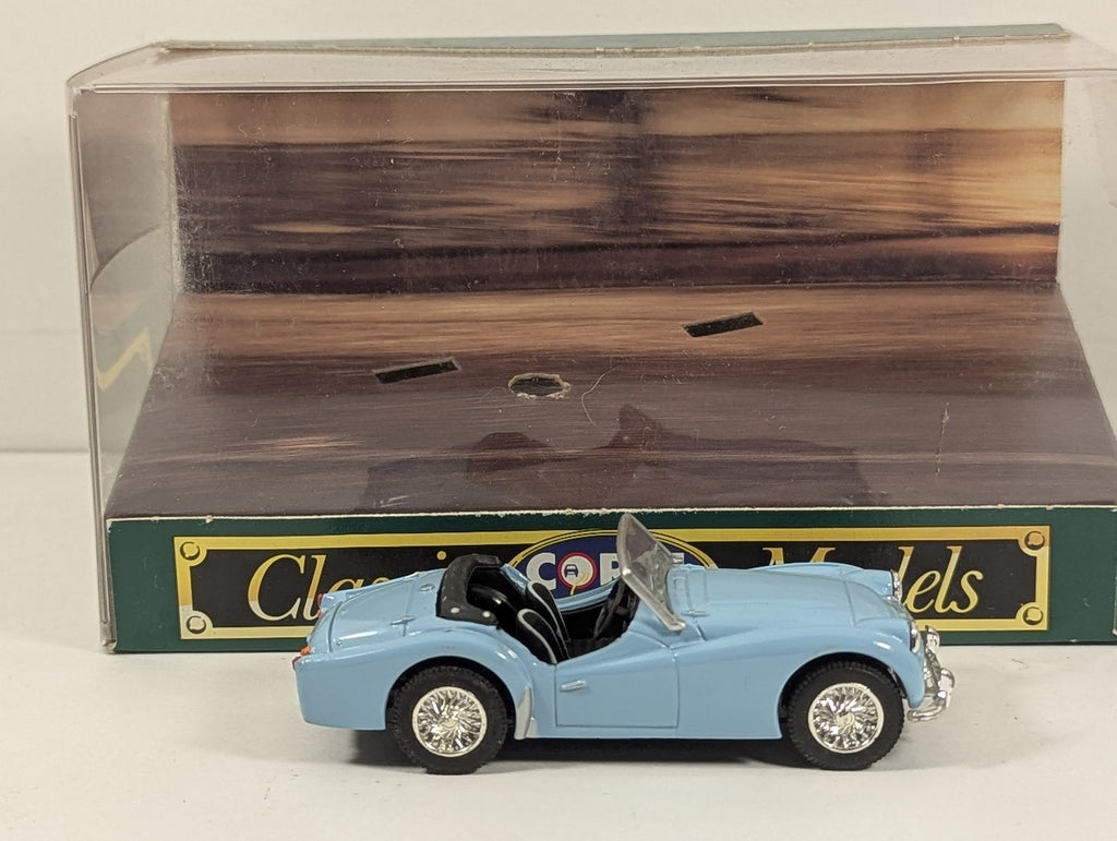 Corgi 1:43 Triumph TR3A Die-cast Model Car KCC 86 Powder Blue 97114
