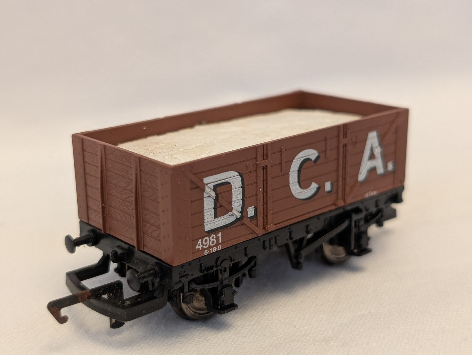 Hornby 7 Plank Open Wagon Goods Wagon 4981 D.C.A.