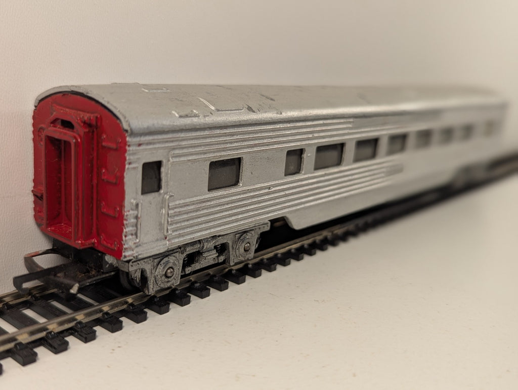 Tri-ang R24 OO Gauge Silver Transcontinental Passenger Car - repainted