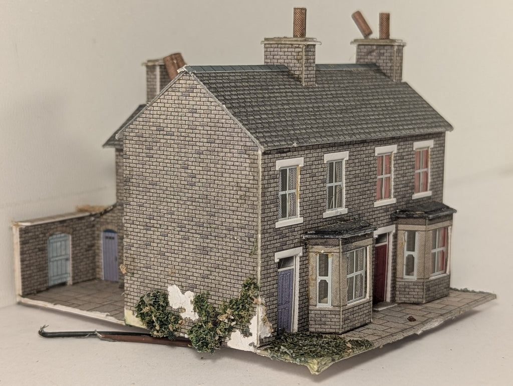 Metcalfe OO Gauge Stone Terraced Houses Building PO228