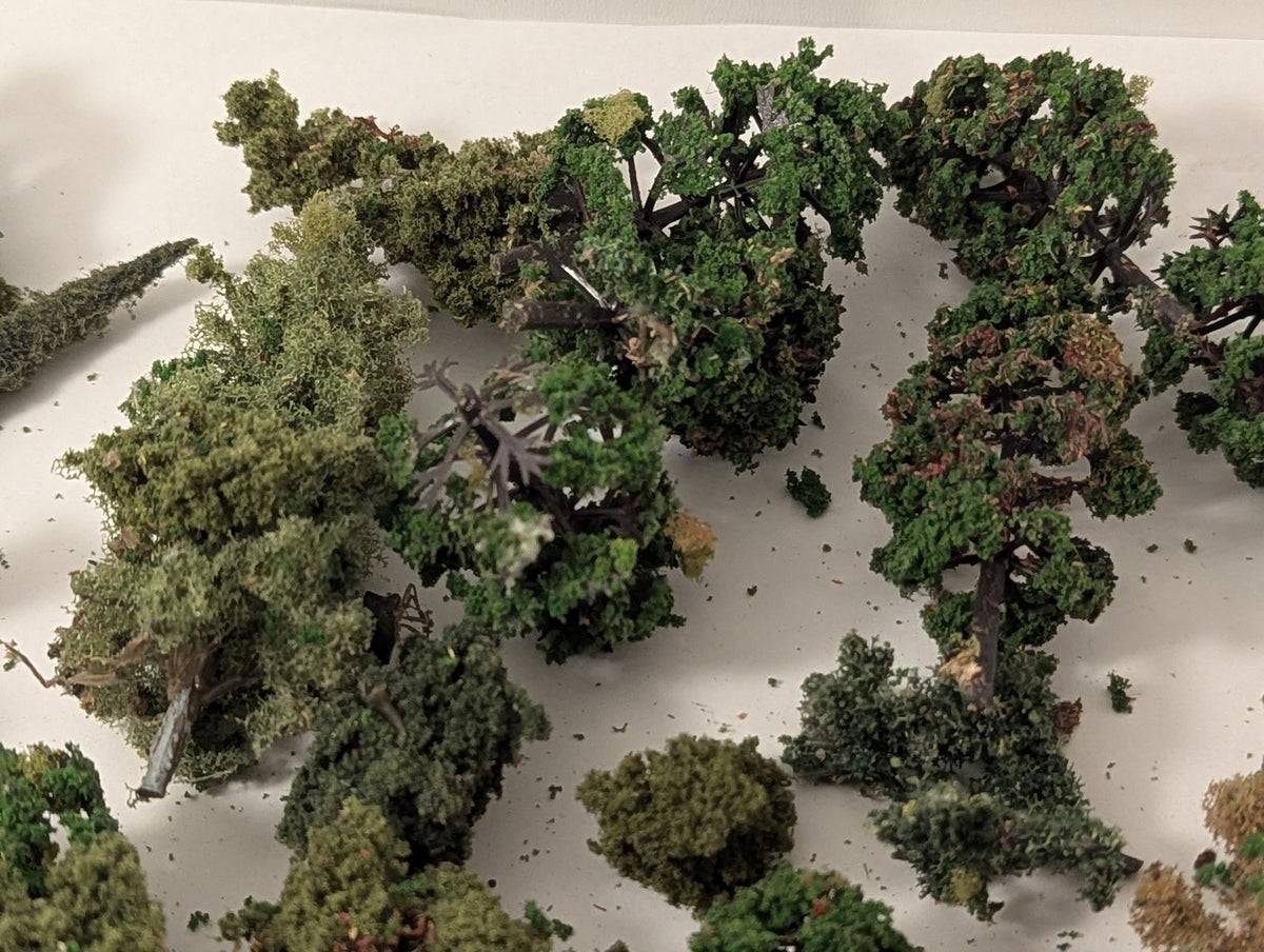 OO/HO Gauge Assorted Model Railway Trees Scenery & Trees