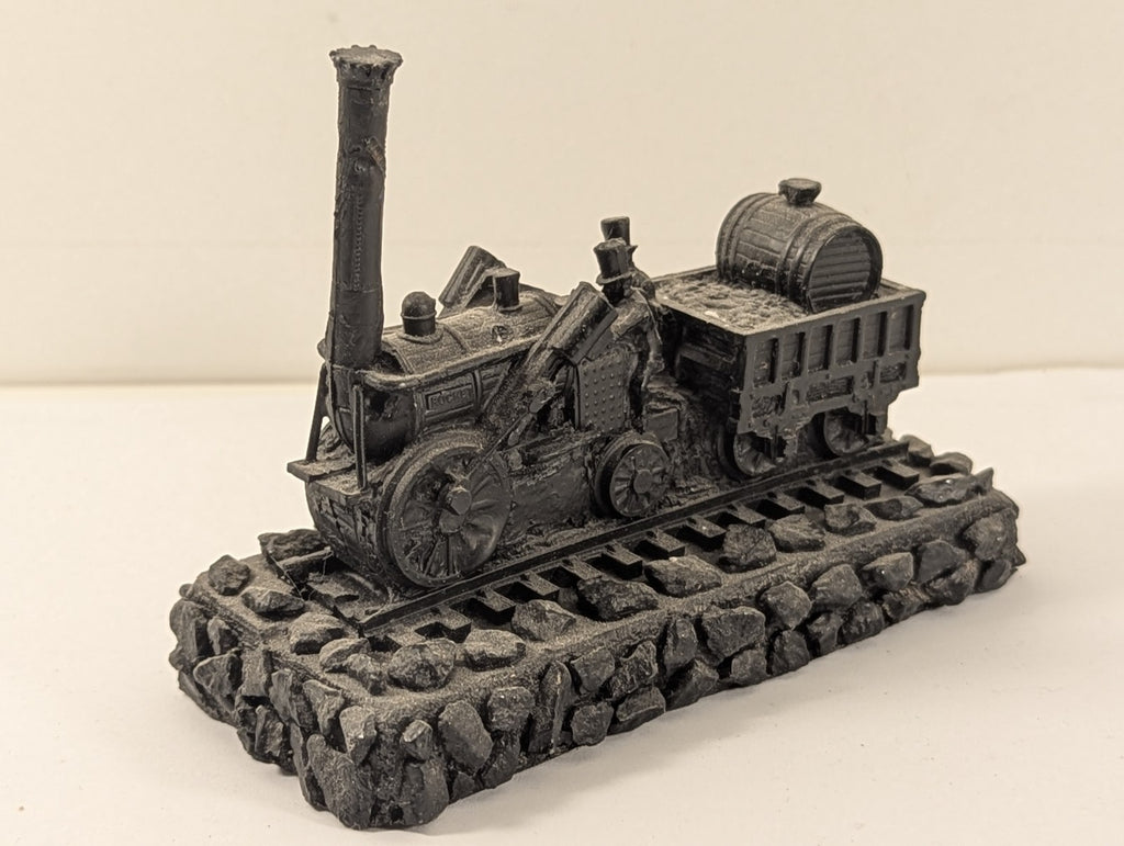 Rocket Engine Coal Ornament Handmade from Forest of Dean Coal