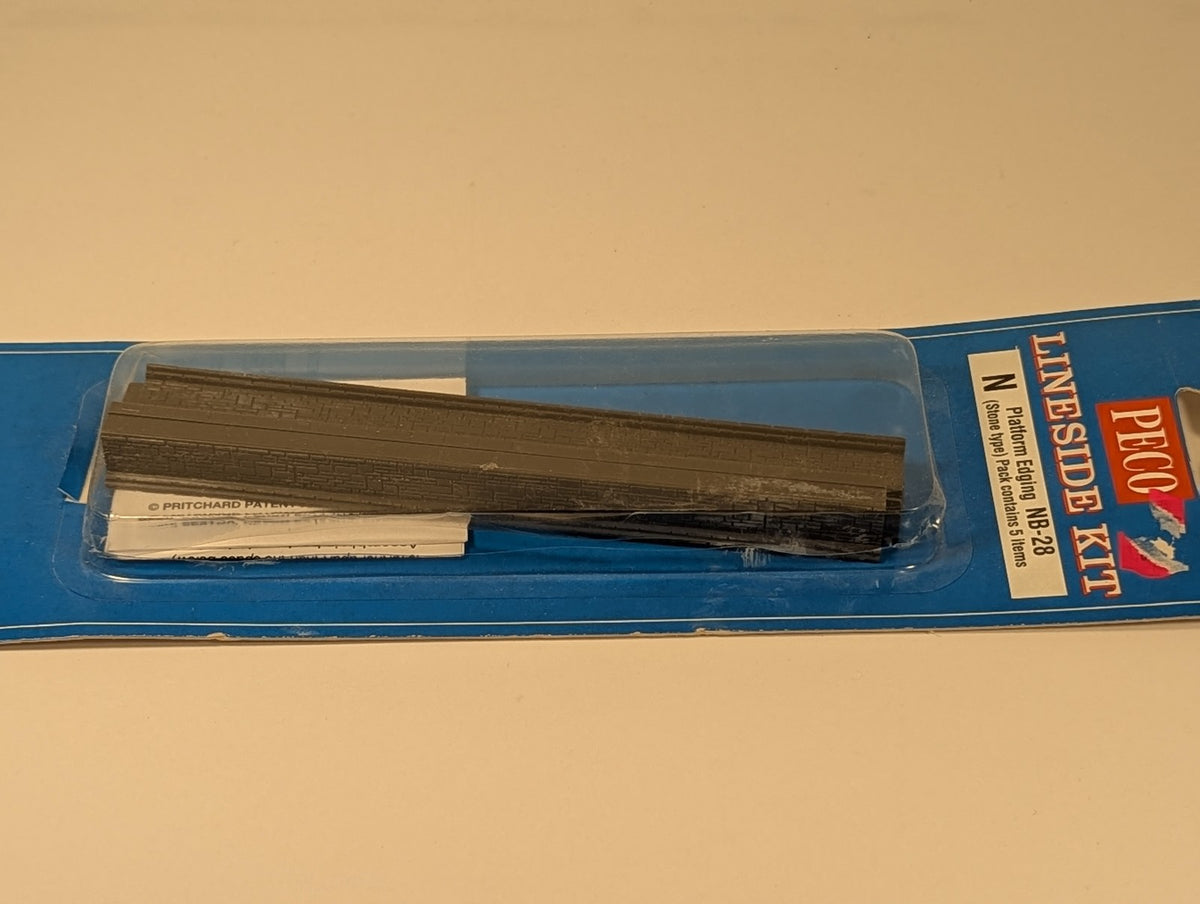 Peco N Gauge Platform Edging (Stone type) Lineside Kit NB-28
