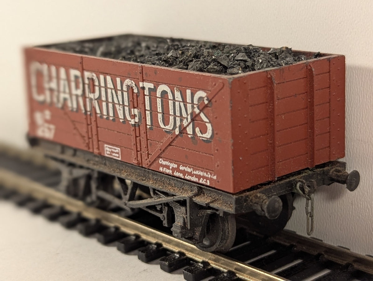 British Trix OO Gauge Charringtons 7-Plank Open Wagon 257 5001