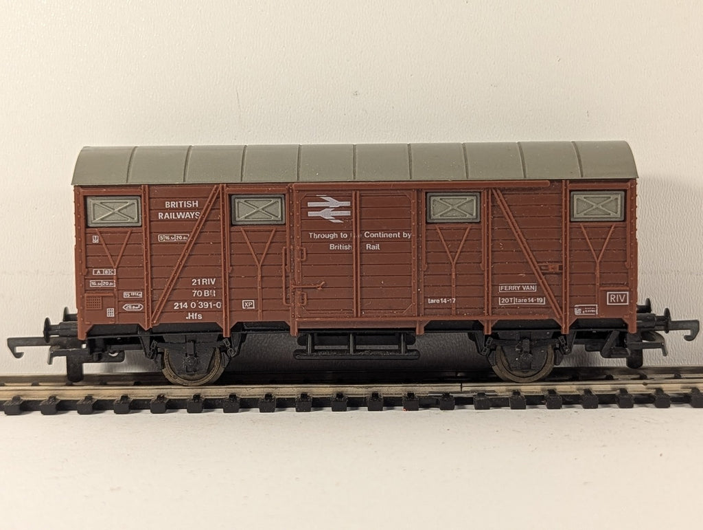 Lima OO Gauge BR Ferry Van Goods Wagon 214 0 391-0 BR Brown 305659