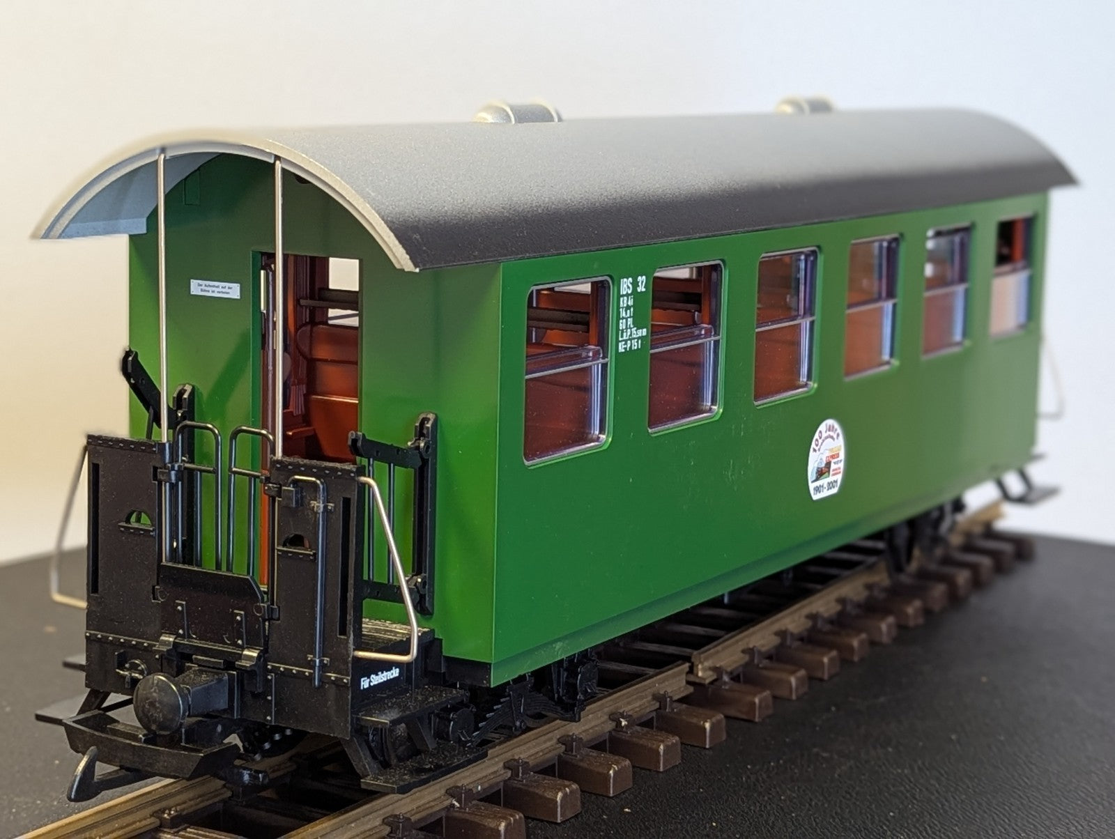 LGB G Scale Brohltalbahn Vulkan Express IBS 32 Passenger Coach
