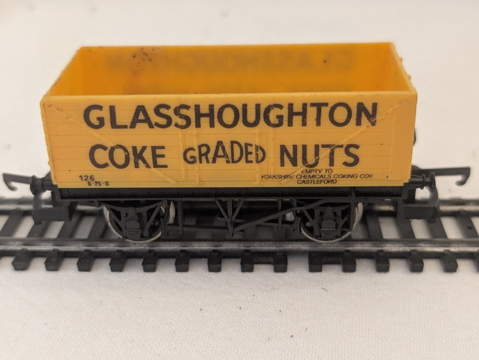 Lima L305612A OO Gauge 7 Plank Open Wagon “Glasshoughton”