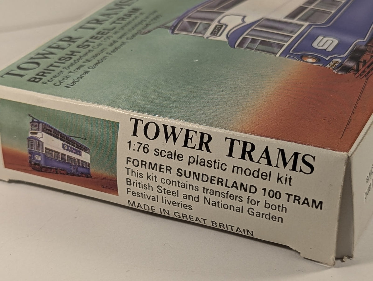 Tower Trams 1:76 Scale Former Sunderland 100 Tram Plastic Model Kit