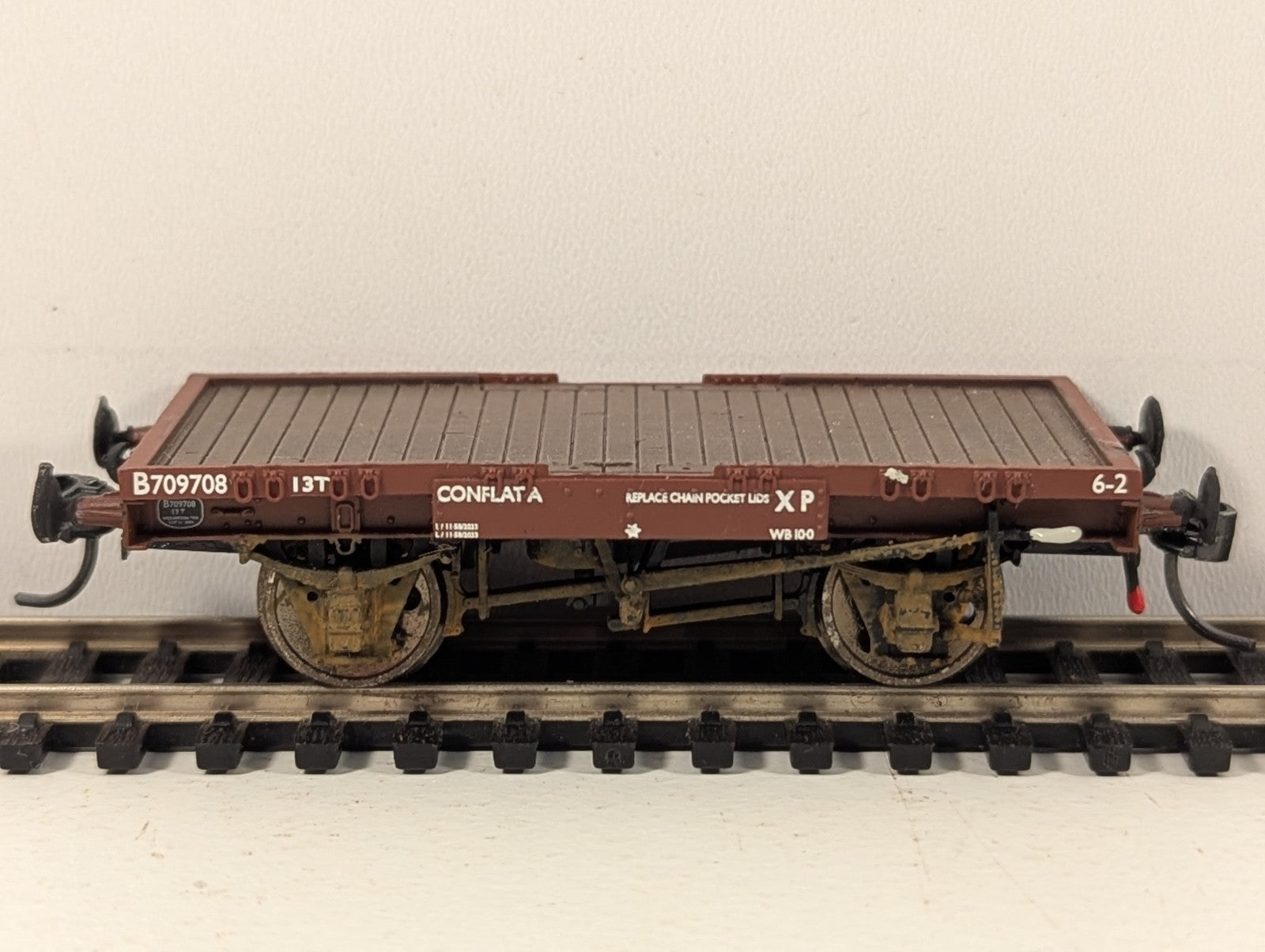 Bachmann Branchline OO Gauge Conflat Wagon with Knuckle Couplers