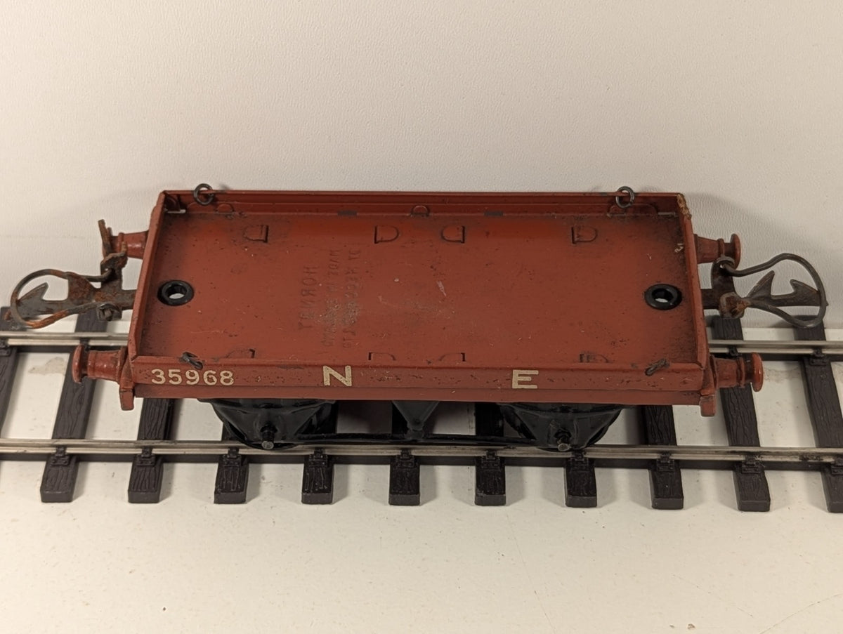 Hornby O Gauge Tinplate NE Flat Wagon