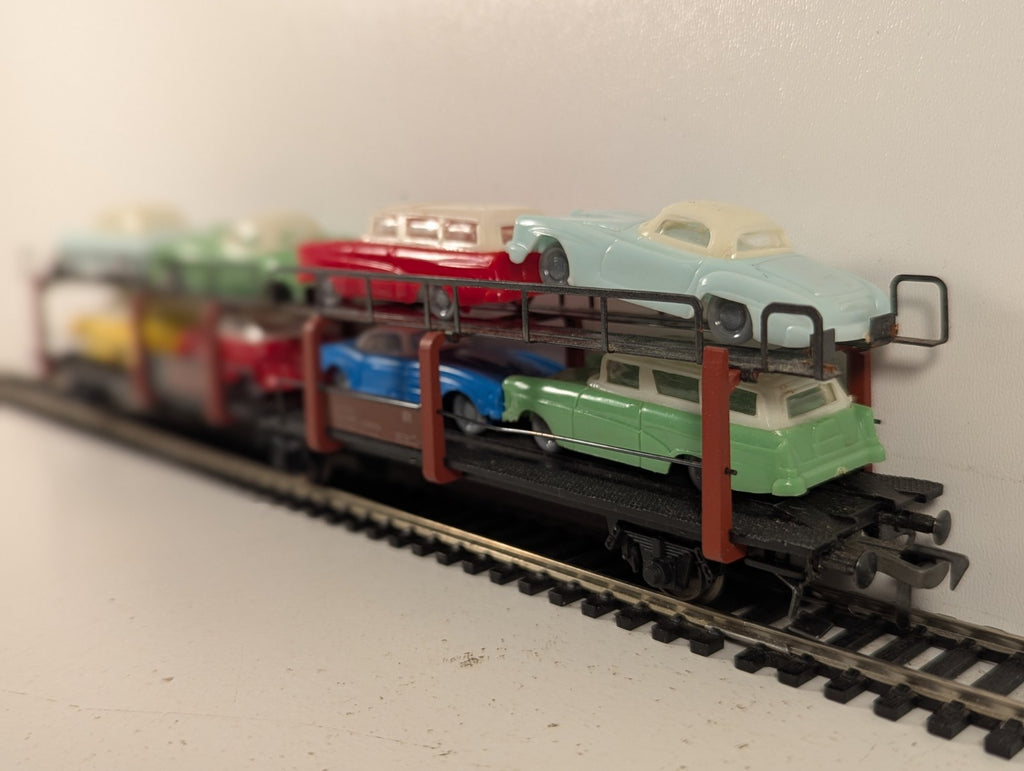 Fleischmann HO Gauge DB Double-Deck Car Transporter Wagon Goods Wagon