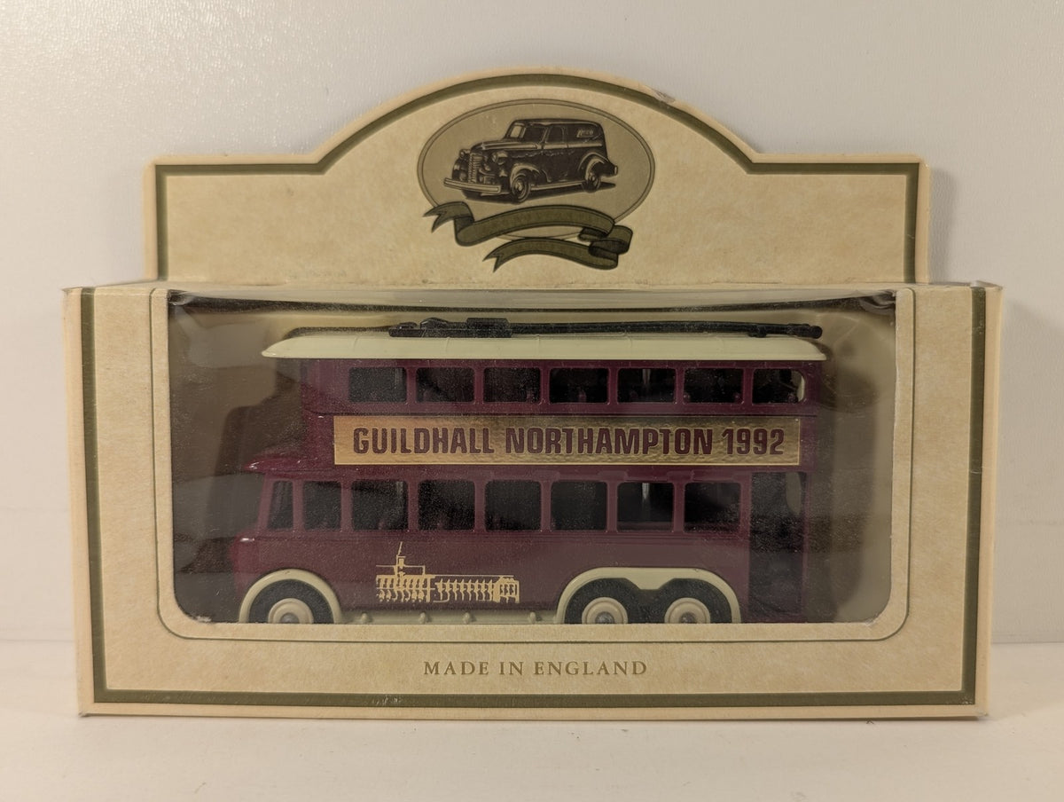 Lledo AEC Trolleybus Die-cast Model Vehicle Maroon & Cream