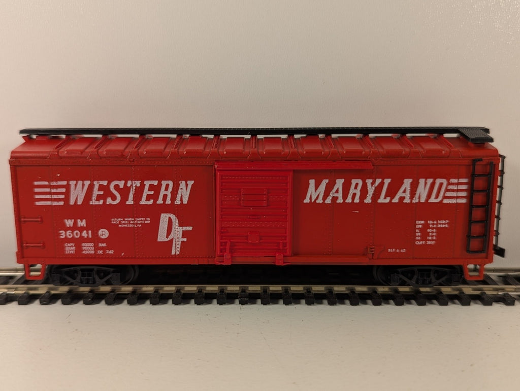 AHM HO Gauge Western Maryland WM 36041 Boxcar