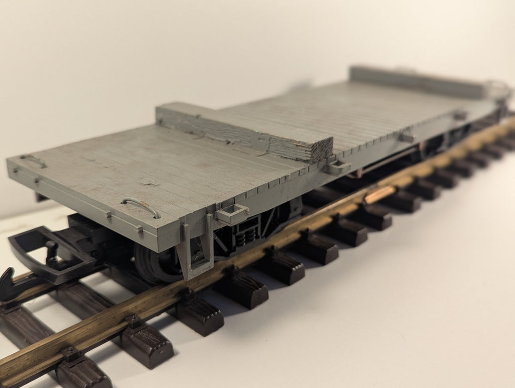 G Gauge Flatbed Freight Wagon