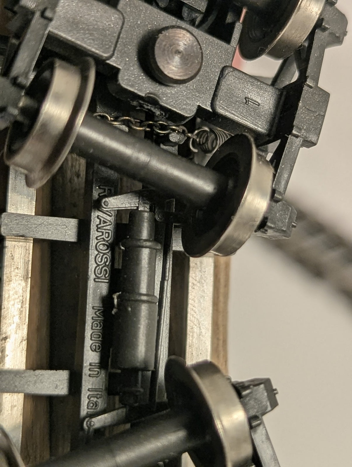 Rivarossi HO Gauge Skeleton Log Wagon Goods Wagon Black