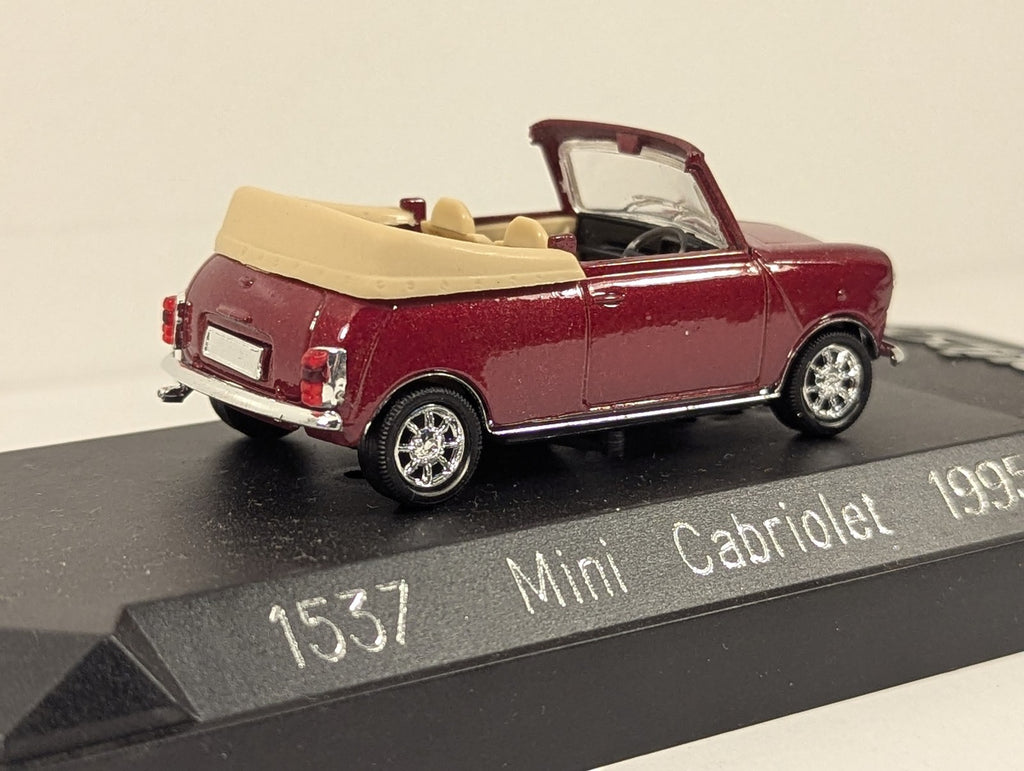 Solido Mini Cabriolet 1995 Die-cast Model Metallic Red 1537