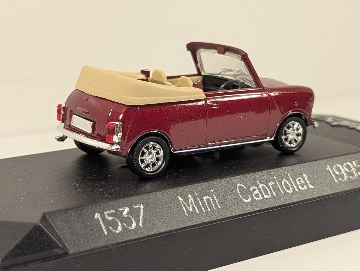 Solido Mini Cabriolet 1995 Die-cast Model Metallic Red 1537
