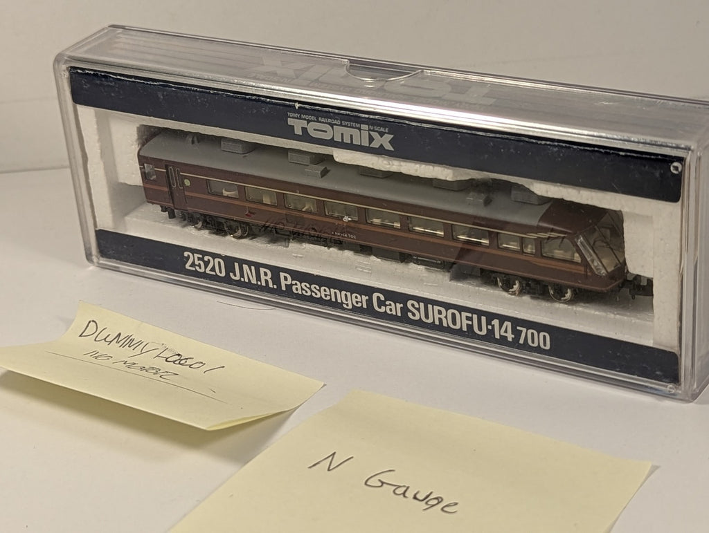 Tomix N Gauge J.N.R. Passenger Car Surofu 14 700 Passenger Coach スロフ14 702