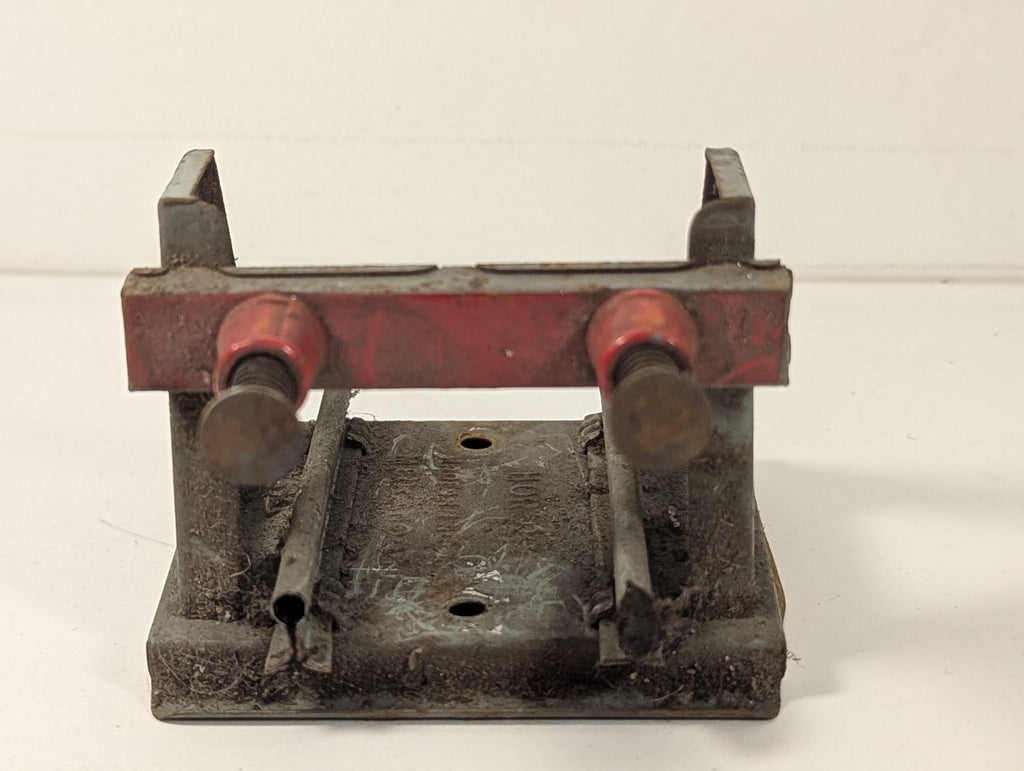 Hornby O Gauge Spring Buffer Stop Grey / Red