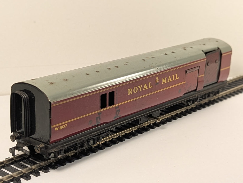 Hornby Dublo 4021 BR Maroon Royal Mail TPO Mail Van W807