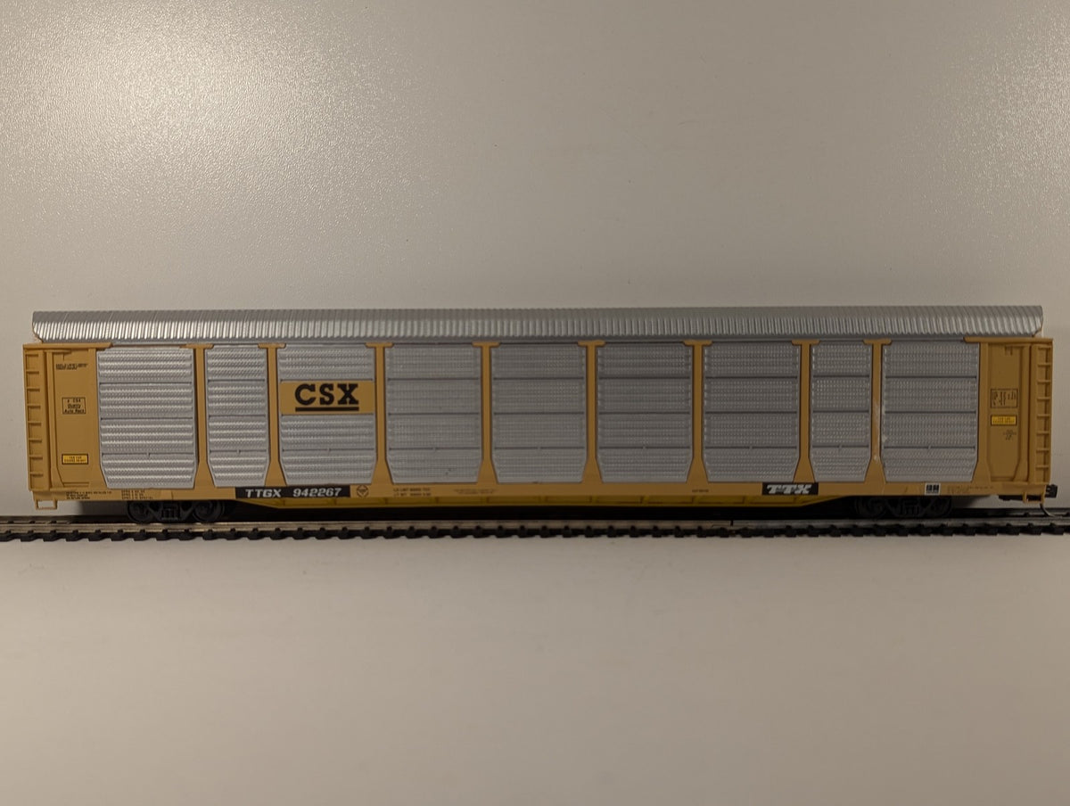 Walthers HO Gauge 89ft Enclosed Auto Rack Goods Wagon TTGX 942267