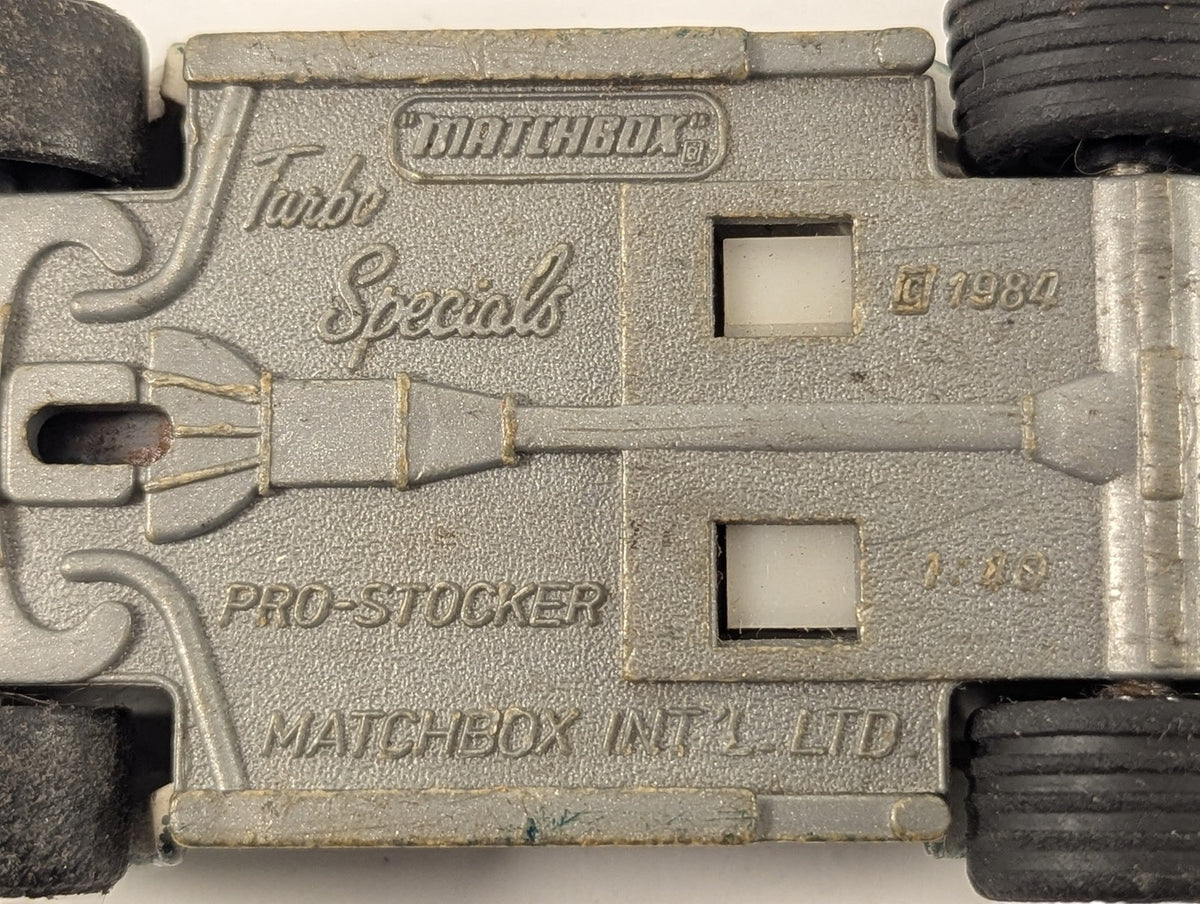 Matchbox 1:40 Turbo Specials Pro-Stocker Die-cast Car 5 Black, #5 Momo Pro-Stock
