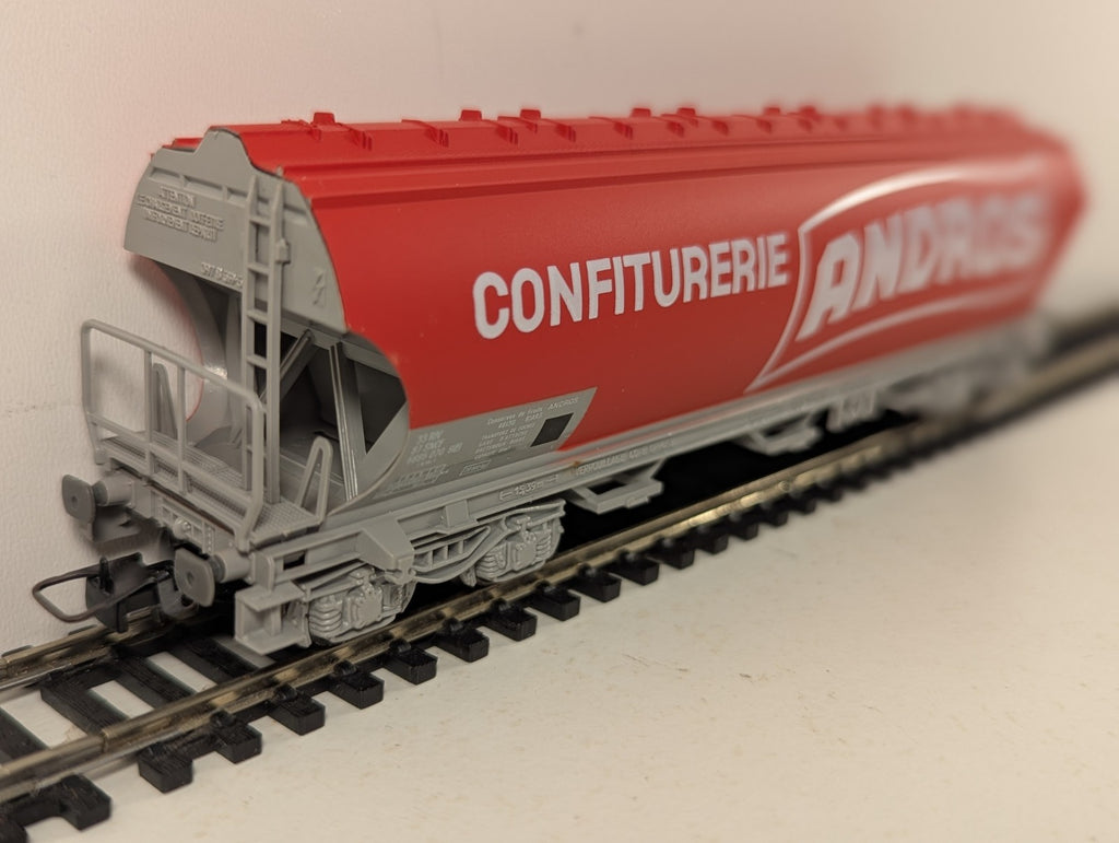 Jouef HO Gauge Wagon Trémie Andros Hopper Wagon 5665 070-9 Confiturerie