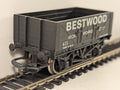 Hornby OO Gauge 7 Plank Wagon 'Bestwood Iron Works' Goods Wagon 655 Black R010