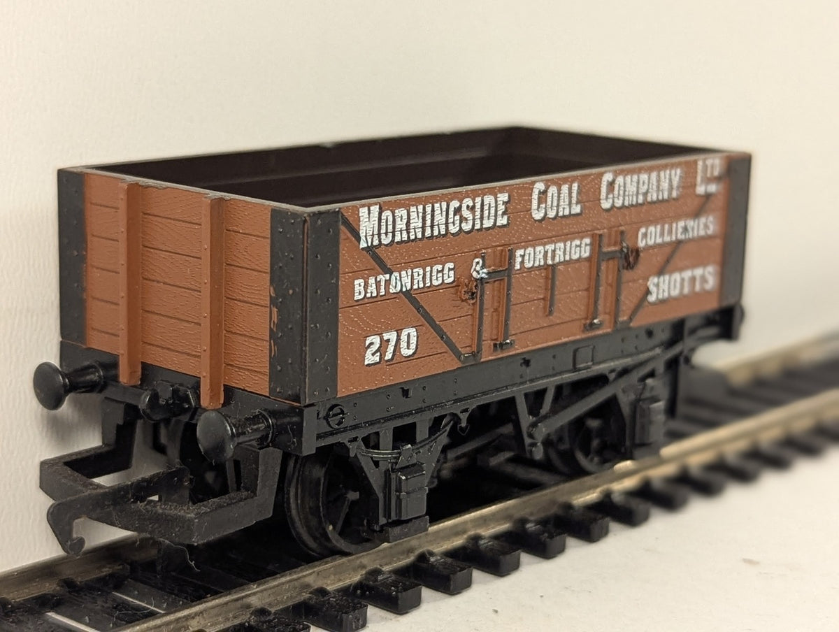 Hornby OO Gauge Morningside Coal Company 7 Plank Wagon Goods Wagon 270 R020