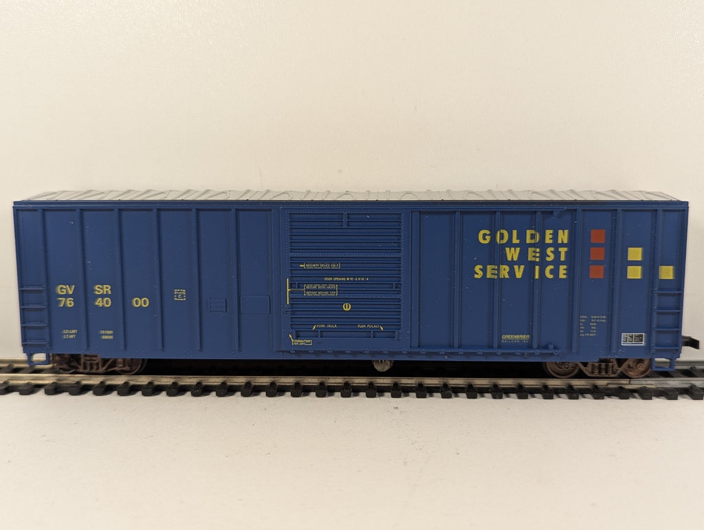 Roundhouse HO Gauge 50ft FMC SD Box Car Boxcar GVSR 764000 Golden West Service
